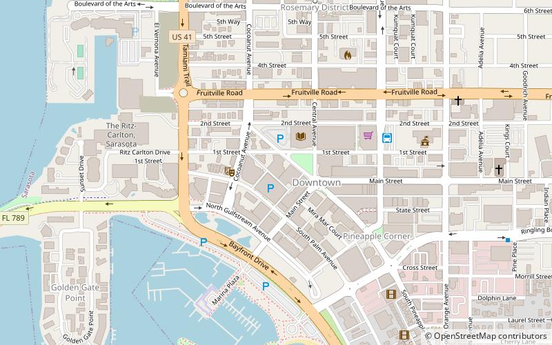 Sarasota Opera House location map