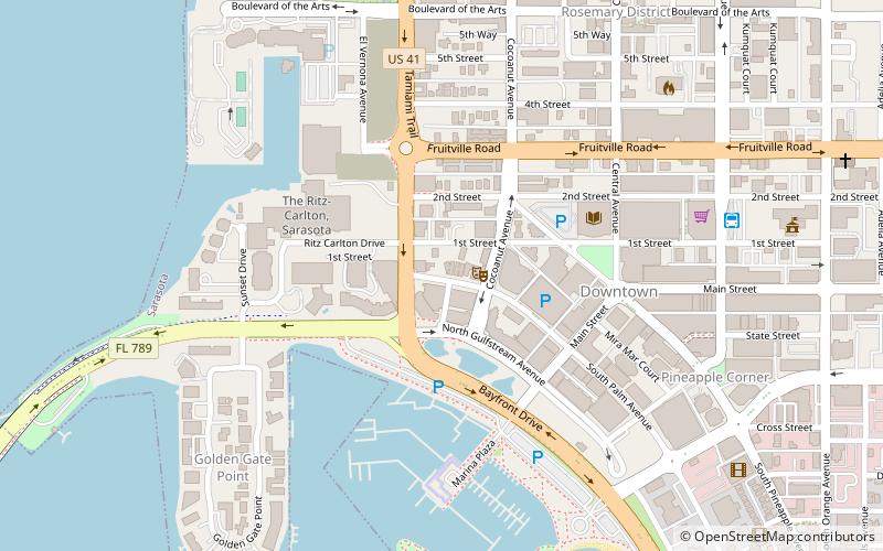 Sarasota Times Building location map