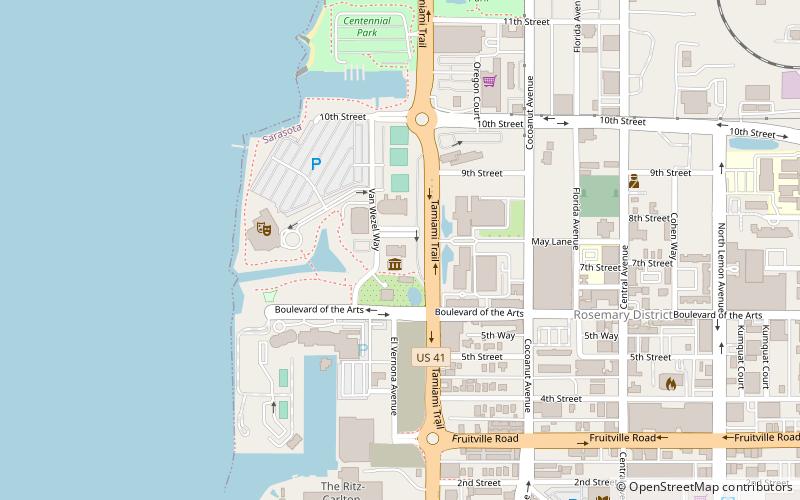 Art Center Sarasota location map