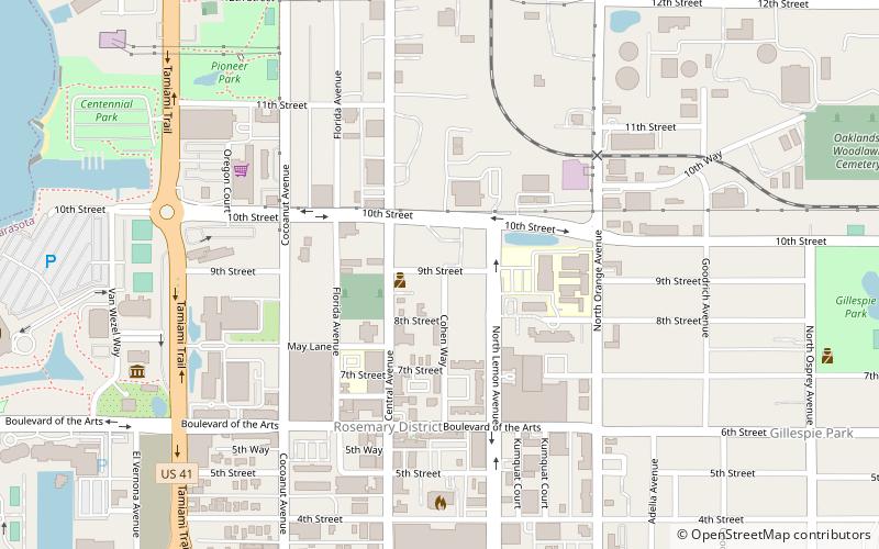 Leonard Reid House location map