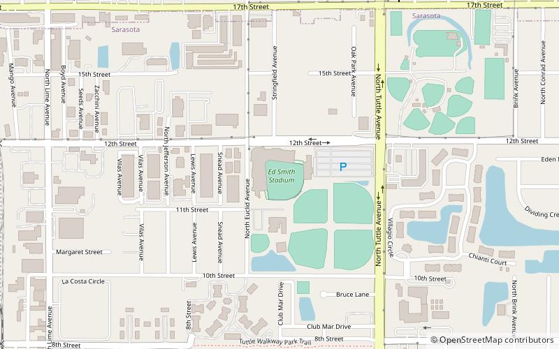 Ed Smith Stadium location map