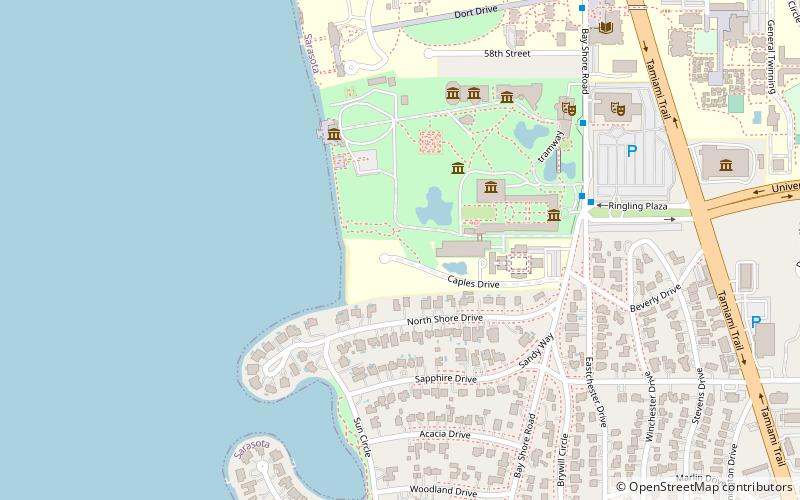 Caples–Ringling Estates Historic District location map