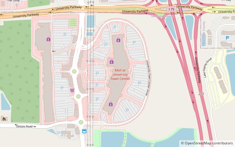 The Mall at University Town Center location map