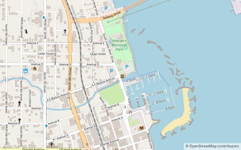 Manatee Observation and Education Center location map