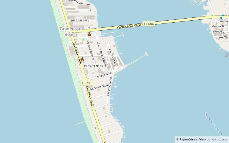 Bridge Street Pier location map
