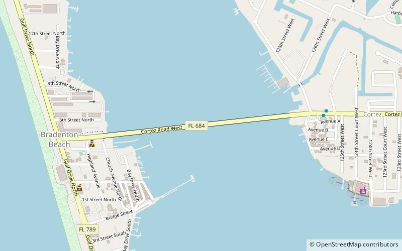 Cortez Bridge location map