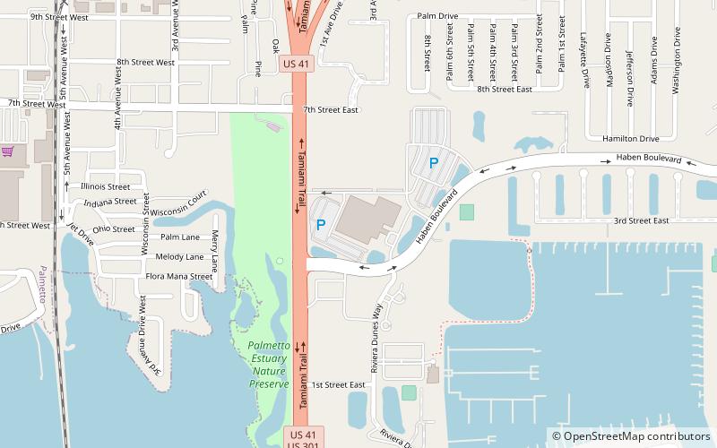 Bradenton Area Convention Center location map