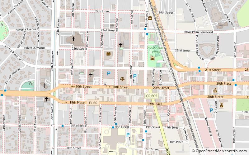 Old Indian River County Courthouse location map