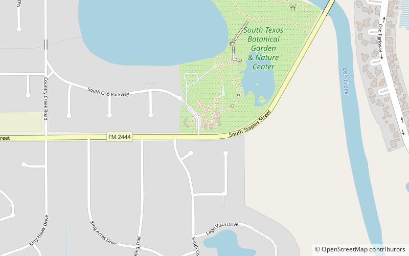 South Texas Botanical Gardens & Nature Center location map