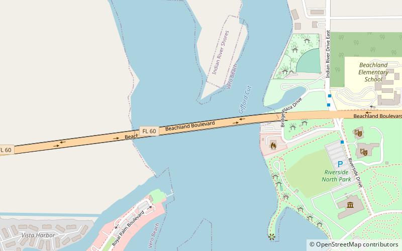 Merrill P. Barber Bridge location map