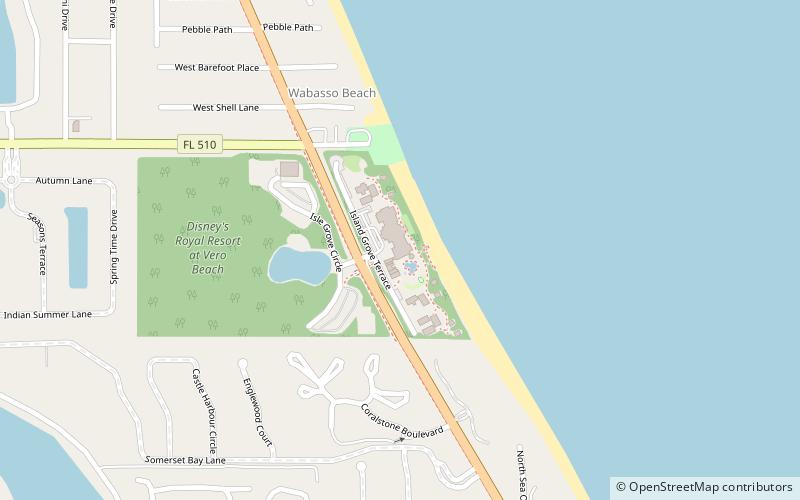 Disney's Vero Beach Resort location map