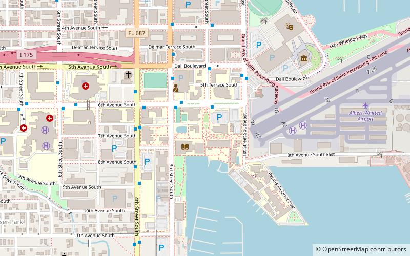University of South Florida St. Petersburg location map