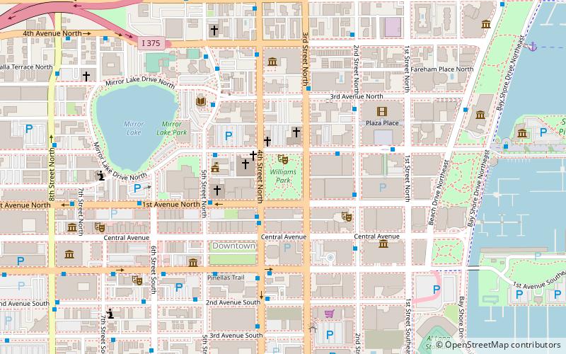 Williams Park location map