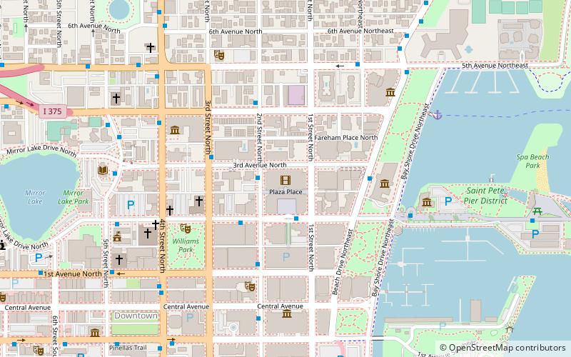 Sundial St. Pete location map