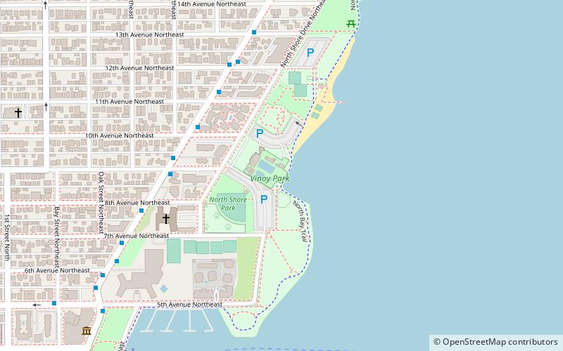 Vinoy Park location map