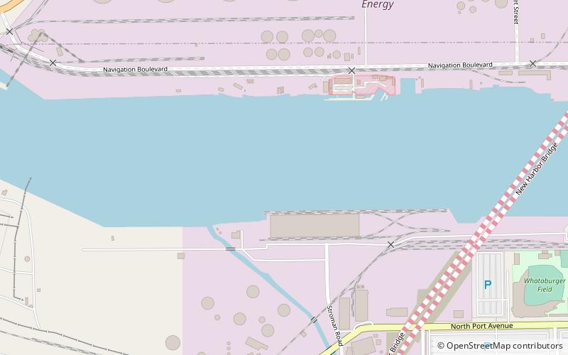 Port of Corpus Christi location map