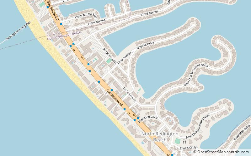 North Redington Beach location map