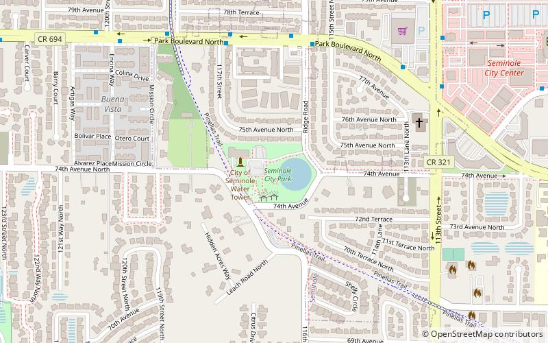 Seminole City Park location map