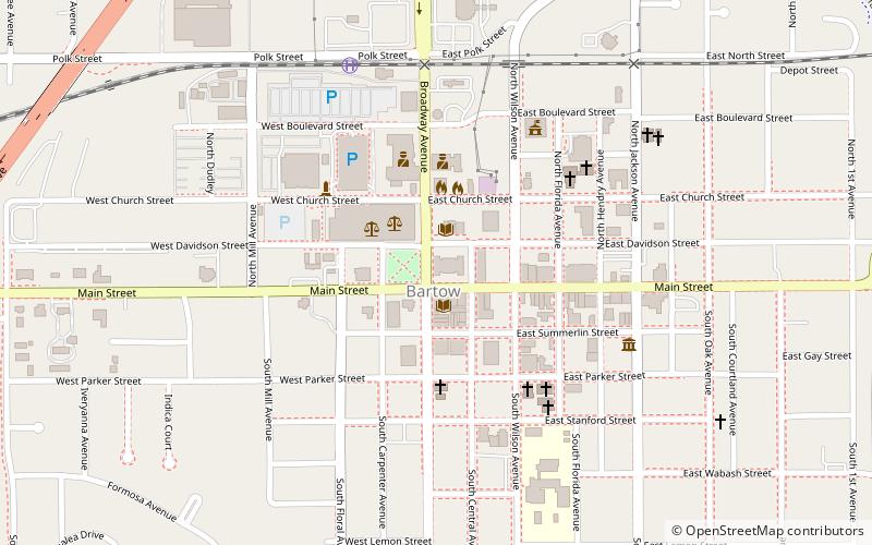 Polk County Historical Museum location map