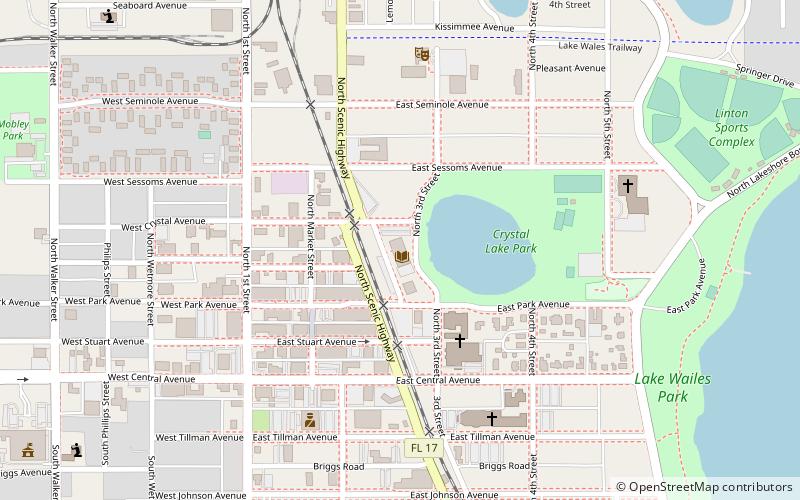 Lake Wales Public Library location map
