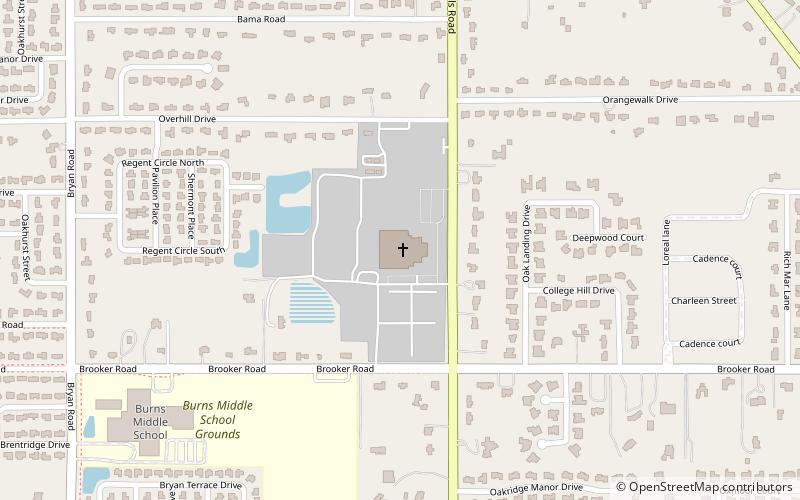 Bell Shoals Baptist Church location map