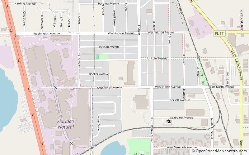 Roosevelt School location map