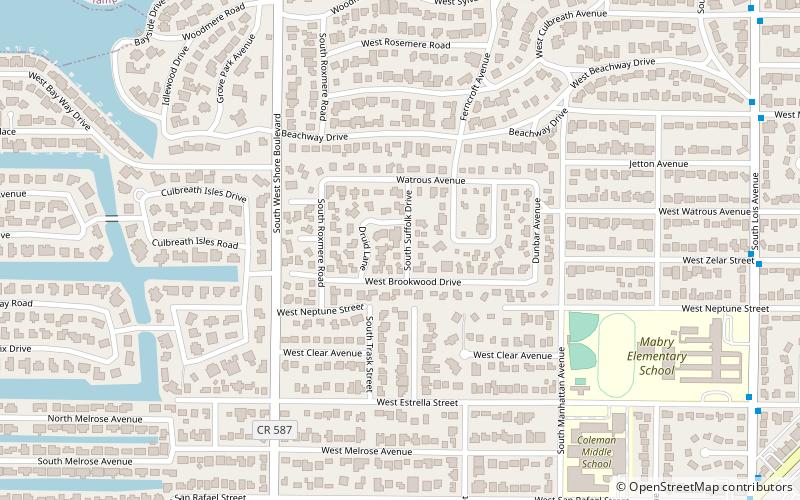 Culbreath Bayou location map