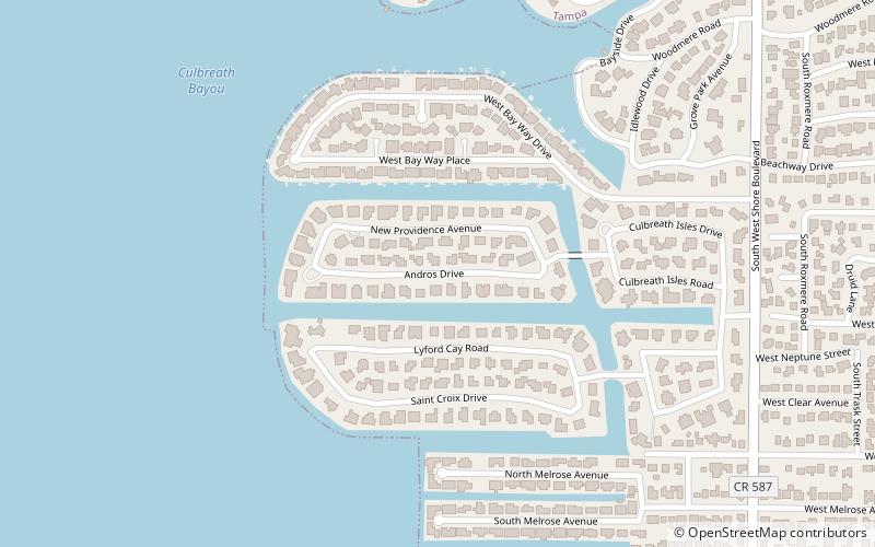 culbreath isles tampa location map