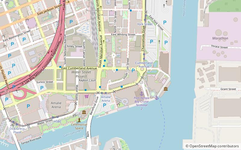 Towers of Channelside location map