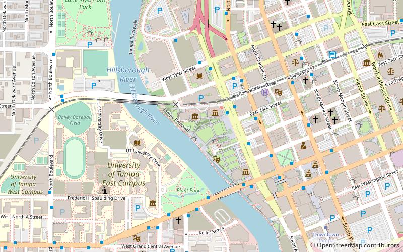 Curtis Hixon Waterfront Park location map