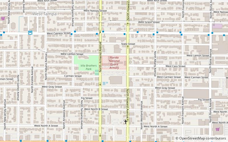 Fort Homer W. Hesterly Armory location map