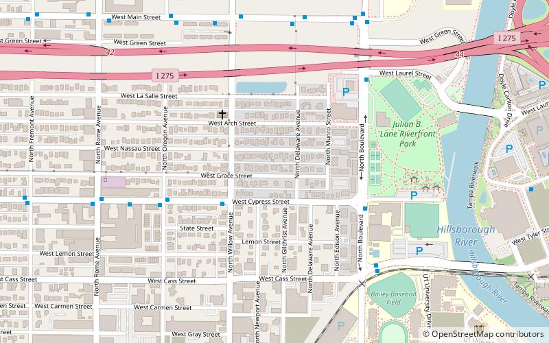 West Riverfront location map