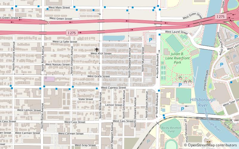 west riverfront tampa location map