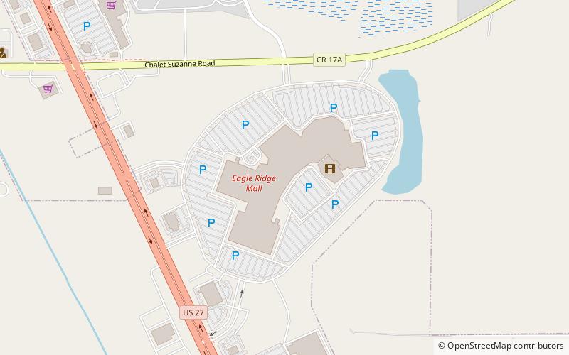 Eagle Ridge Mall location map