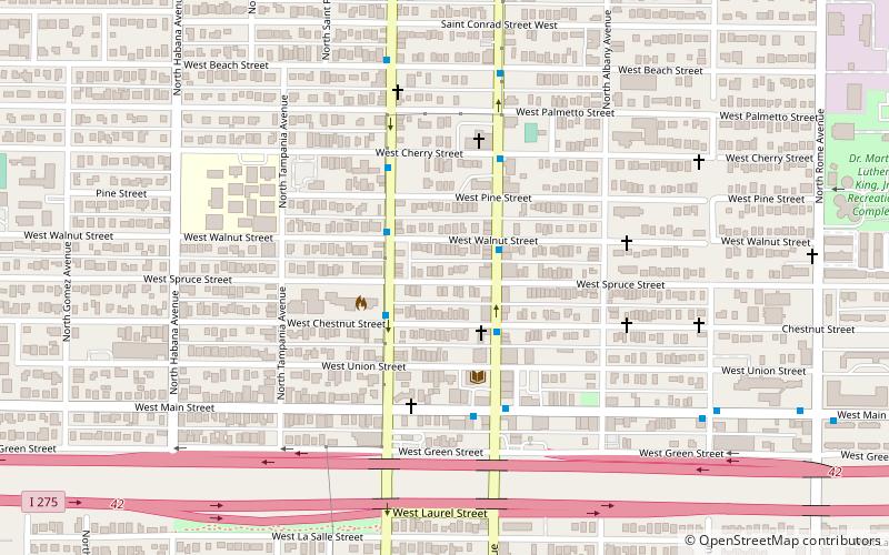 West Tampa Historic District location map