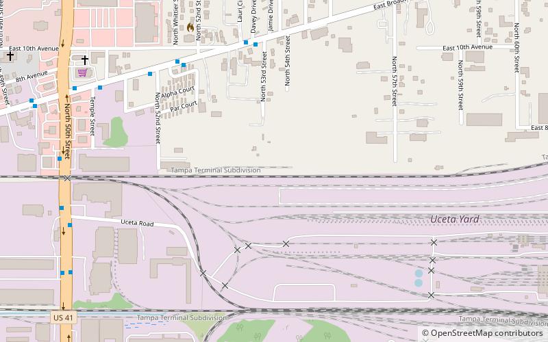 Uceta Yard location map
