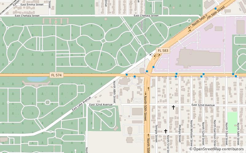eastern heights tampa location map