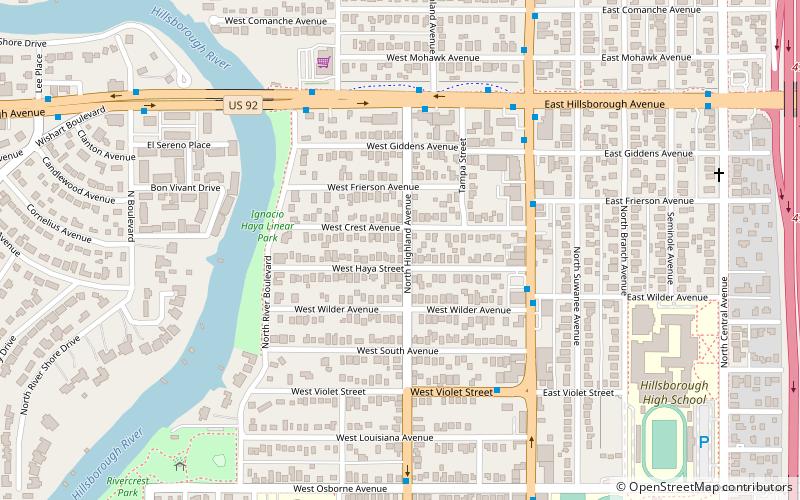 Rivercrest location map
