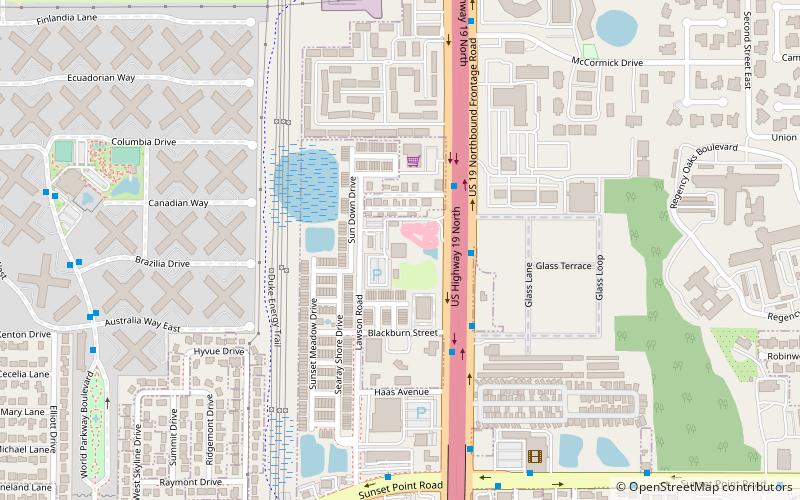 Celebration Station Clearwater location map