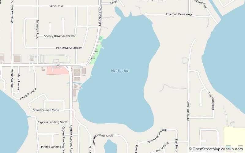 Ned Lake location map