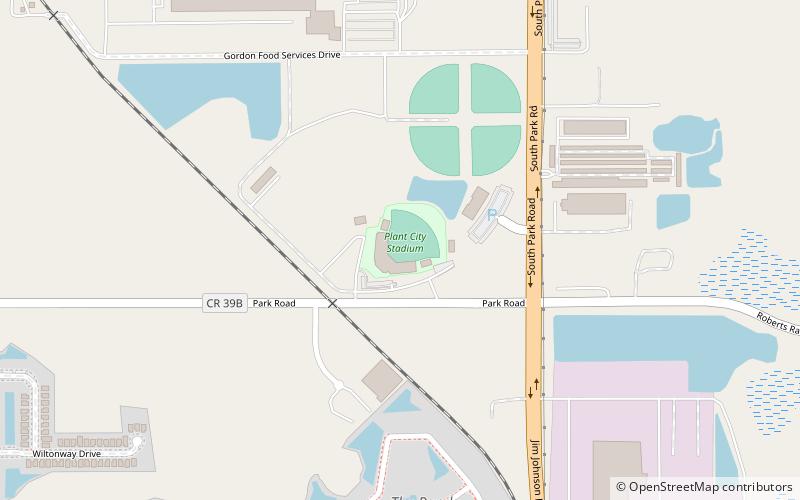 plant city stadium location map