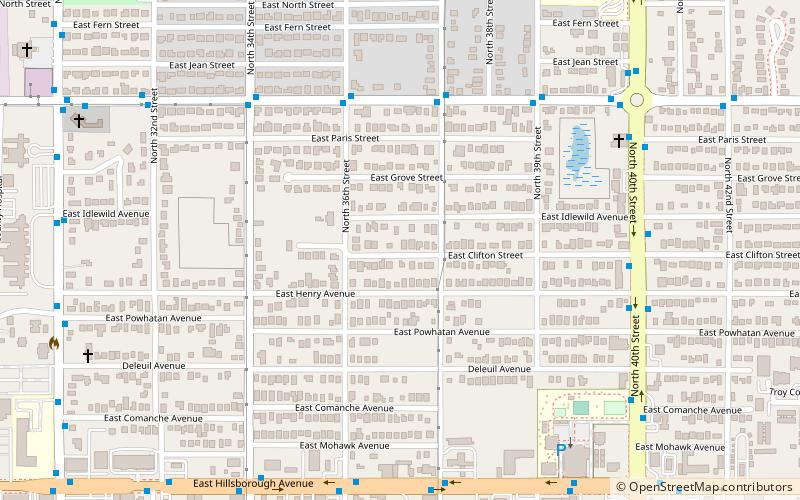 Live Oaks Square location map
