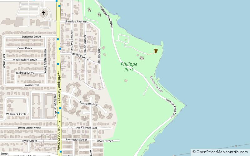 Philippe Park location map
