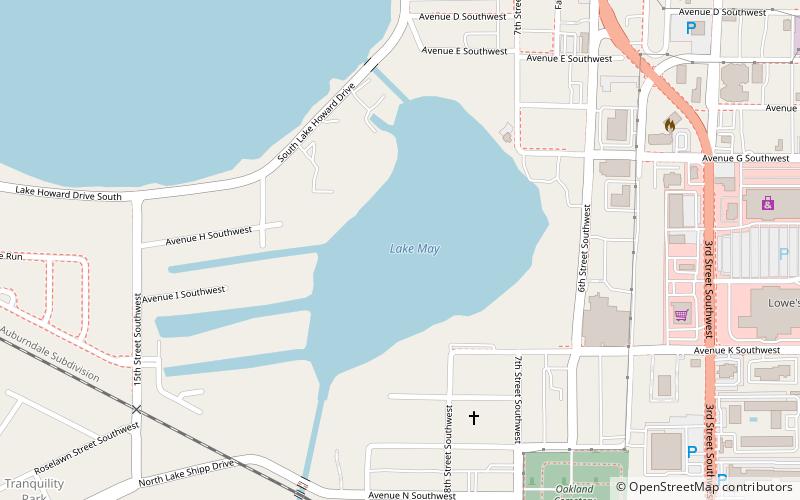 Lake May location map