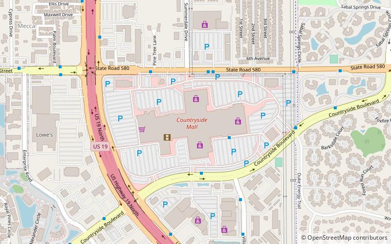 Countryside Mall location map