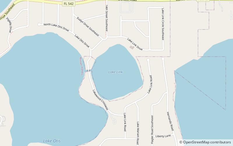 lake link winter haven location map