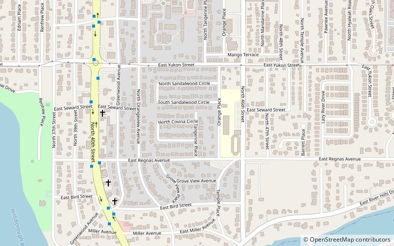 temple crest tampa location map