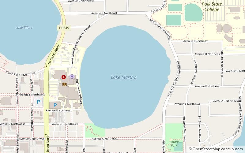Lake Martha location map