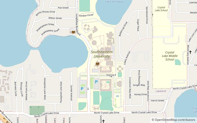 universite du sud est lakeland location map