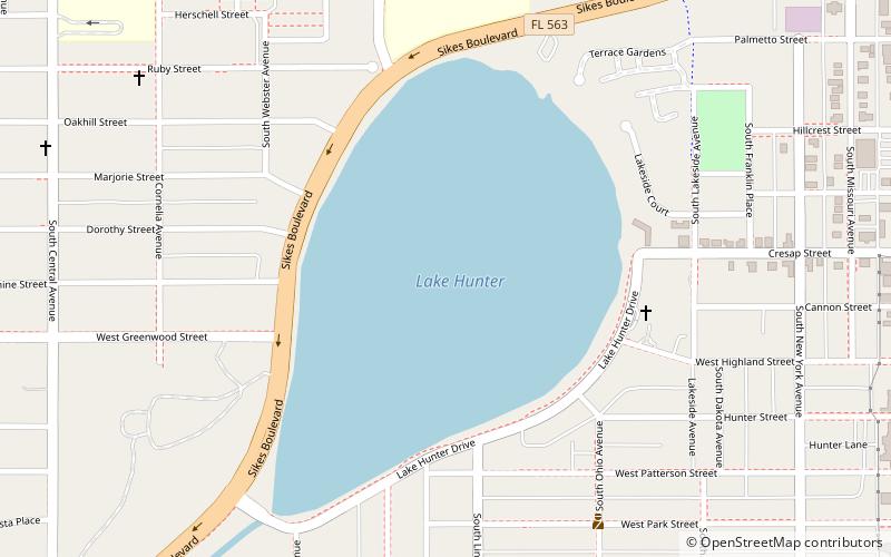 Lake Hunter location map